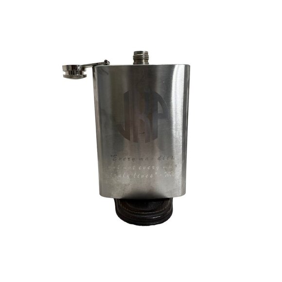 JKP Clan Stainless Steel 8 oz Flask - Picture 6 of 7
